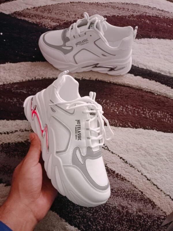 Sneakers For Women Fashion Women Spring Reflective Platform Shoes Lace Spring Chunky Sneakers Women Breathable Shoes Casual, Running Sneakers New Fashion - Image 3