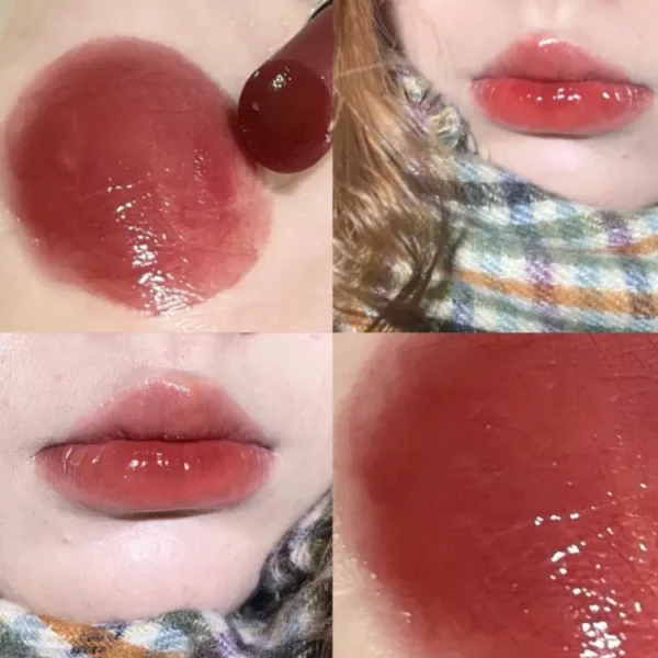 SUSU SKY 6 Colors Beautiful Mirror Watergloss Jelly Lipstick Long-lasting Waterproof Lip Balm Women Girls Non Stick Cup Professional Lip Cosmetic "SF" - Image 2