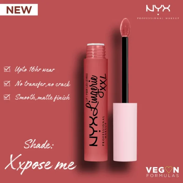 NYX Professional Makeup - Cosmetics Lip Lingerie XXL XXPOSE ME "SF" - Image 2
