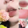 HERORANGE Matte Velvet Lip Tint Waterproof and Long-lasting Lip Glaze Pink Tube Lipstick Red Non-stick Cup Lipsticks Makeup Cosmetics for Women "SF" - Image 3