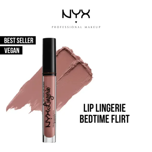 NYX Professional Makeup - Cosmetics Lip Lingerie Liquid Lipstick 08 Bedtime Flirt "SF"