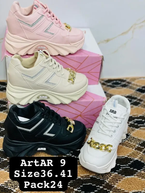 SCS WOMENS FRONT CHAIN SNEAKERS SHOES New Fashion - Image 4