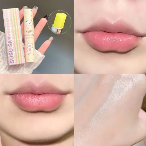 SUSU SKY 6 Colors Beautiful Mirror Watergloss Jelly Lipstick Long-lasting Waterproof Lip Balm Women Girls Non Stick Cup Professional Lip Cosmetic "SF" - Image 3