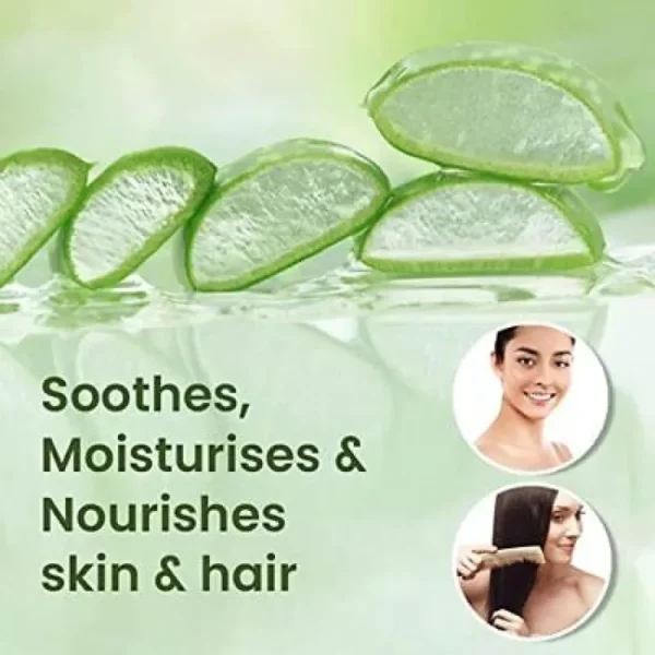 Naturally Face Cleansing 99.9% Aloe Vera Gel Smoothing & Moisturizing Aloe Vera Gel 260ml "SF" - Image 2
