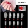 500Pcs 10 Sizes Full Cover Coffin Artificial Nails Clear Acrylic Artificial Artificial Nails Tips Kit DIY Nail Art Accessories "SF" - Image 2