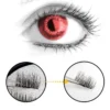 3D Magnetic Eyelash Glue Free Eyelashes 4 Pieces Recycle DIY False Eyelashes "SF" - Image 5