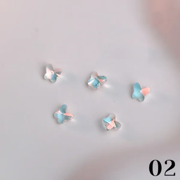 Nail Rhinestones Crystal Irregular Diamonds 3D Manicure Nail Art Decor Charms Layor "SF" - Image 6