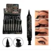 Eyeliner Pen And Winged Stamp Magic Double Head wing Seal Stamp Eyeliner Black "SF" - Image 2