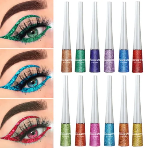 Shiny Radiant Glitter Liners Eye Liner Makeup "SF" - Image 2