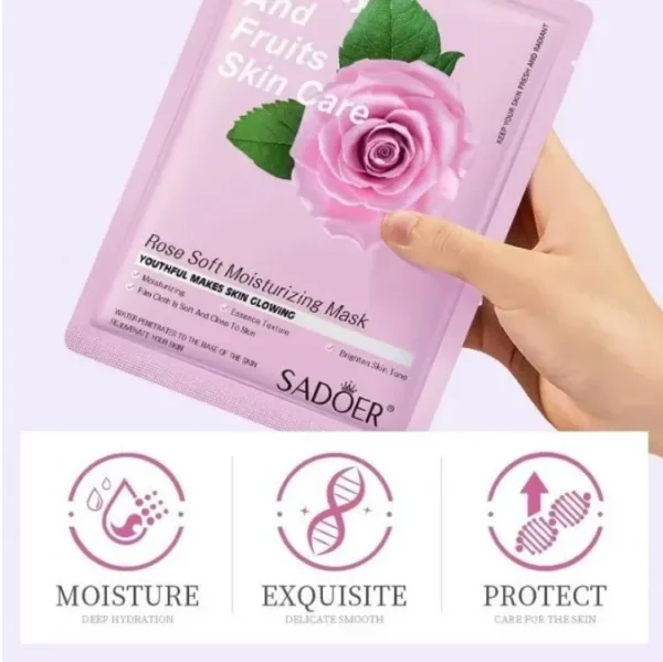 SADOER Rose Moisturizing Mask "SF" - Image 2
