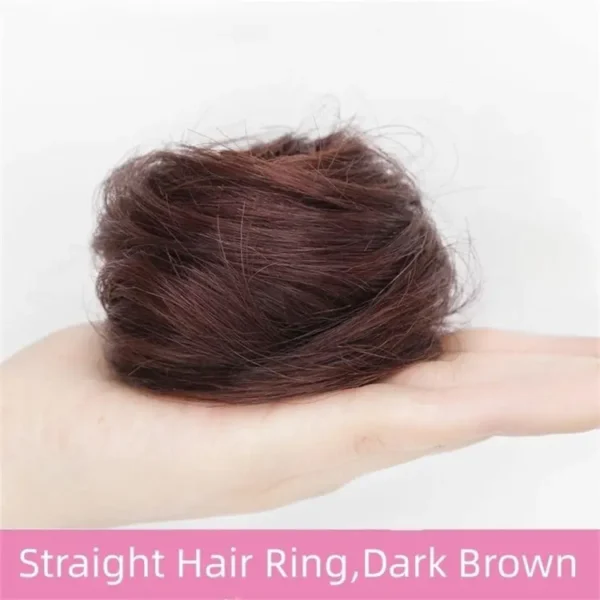 Chignon Women False Female Hair Coiffure Hair Pieces Bud Extensions Mariko Head Hair Bun Wig "SF" - Image 6