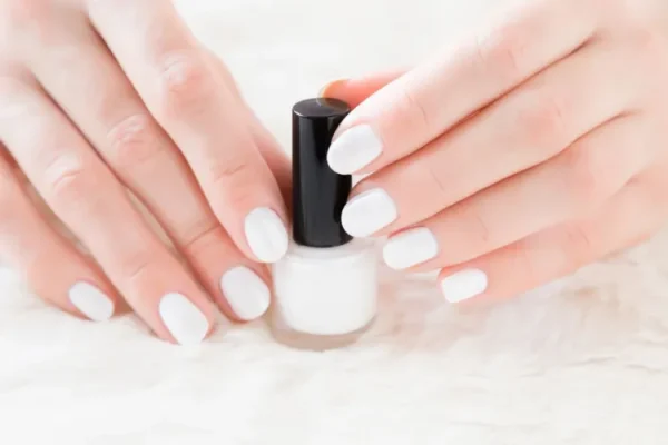 Pack Of 2 French Manicure Nail Paint 1 Transparent And White Nail Paint French Manicure Nail Polish Nail Shiner ( Permanent Nail Paint ) "SF" - Image 4