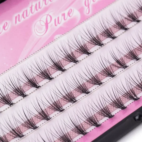 Natural Fake Eye Lashes,6/8/10/12/14mm Makeup Individual Cluster Eye Lashes,Grafting False Eyelashes "SF" - Image 3