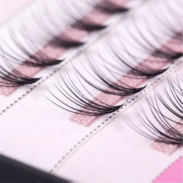 Natural Fake Eye Lashes,6/8/10/12/14mm Makeup Individual Cluster Eye Lashes,Grafting False Eyelashes "SF" - Image 5