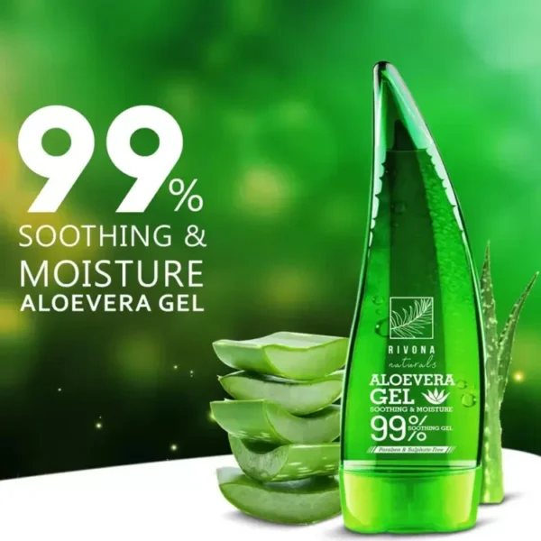 Naturally Face Cleansing 99.9% Aloe Vera Gel Smoothing & Moisturizing Aloe Vera Gel 260ml "SF" - Image 4
