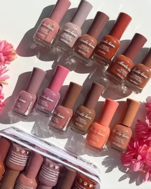 Mode Love Pack of 12 Attractive Colors Nail Paints Random Nail Paint "SF" - Image 2