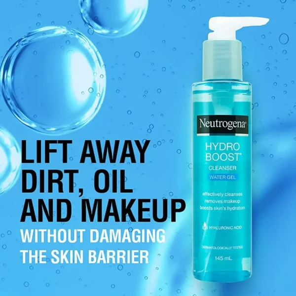 Cleansing Water Gel, Hydro Boost, Normal to Dry Skin, 200ml "SF" - Image 4