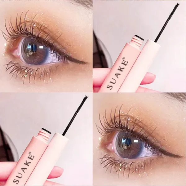 SUAKE / 1Pc Natural Waterproof Ultra-fine Mascara / Make Eye Lash Thickening Lengthening Curling Long Lasting /Eyelash Extension Makeup Tool "SF" - Image 2