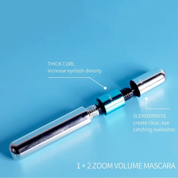 Natural 2-in-1 Double Head Mascara/4D/Eyelash Extensions/Eye Cosmetics "SF" - Image 8