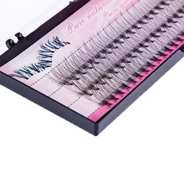 Natural Fake Eye Lashes,6/8/10/12/14mm Makeup Individual Cluster Eye Lashes,Grafting False Eyelashes "SF" - Image 2