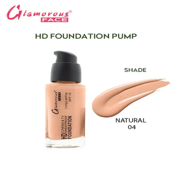 lamorous Face HD Liquid Foundation Pump, Poreless Liquid Foundation Makeup, Flawless Creator Multi-Use Liquid Foundation Makeup, Full Coverage Foundation, Long Wear Liquid Foundation"SF" - Image 2