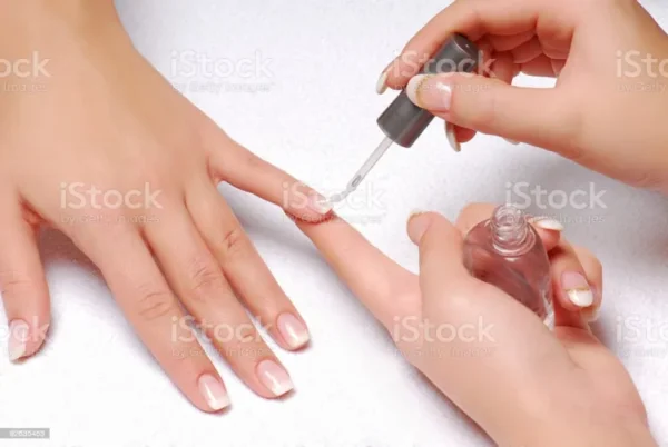 Pack Of 2 French Manicure Nail Paint 1 Transparent And White Nail Paint French Manicure Nail Polish Nail Shiner ( Permanent Nail Paint ) "SF" - Image 3