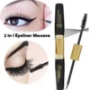 MAT Beauty 2 in 1 Waterproof Eyeliner Mascara Matte "SF"