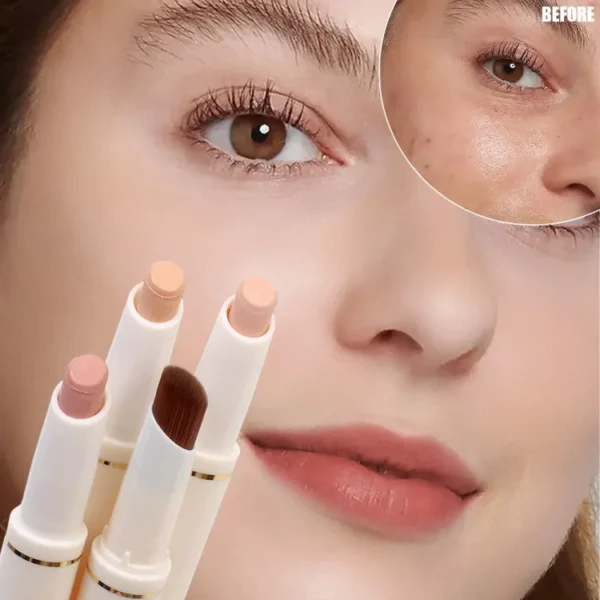 Natural Skin Color Waterproof Long-lasting Acne Concealer pen/ Multi-purpose Spot Full Face Concealer Highligher Cosmetics "SF" - Image 5
