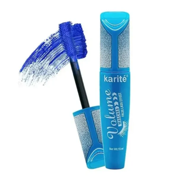 Karite Blue Mascara Waterproof Volumizing and Lengthening "SF"