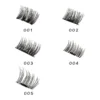 3D Magnetic Eyelash Glue Free Eyelashes 4 Pieces Recycle DIY False Eyelashes "SF" - Image 3