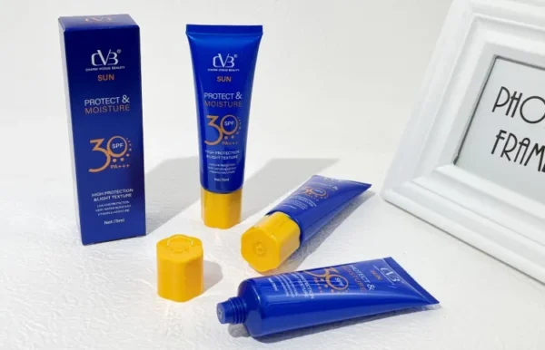CVB SUN PROTECT & Moisture HIGH PROTECTION & LIGHT TEXTURE (75 ml) For Girls & Women "SF"